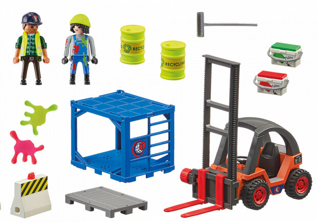 City Action - Vorkheftruck met lading (70772)