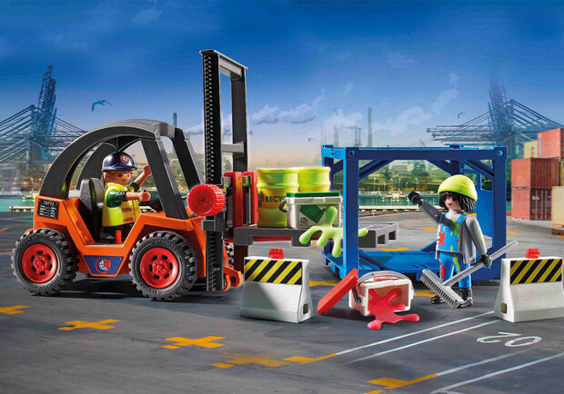 City Action - Vorkheftruck met lading (70772)