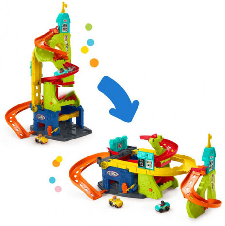 autogarage Little People 2-in-1 junior 3-delig
