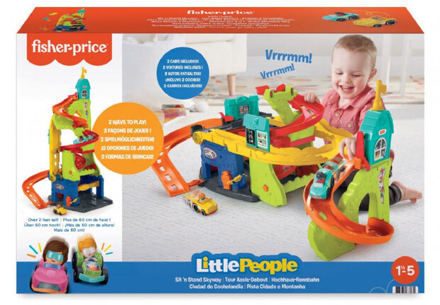 autogarage Little People 2-in-1 junior 3-delig