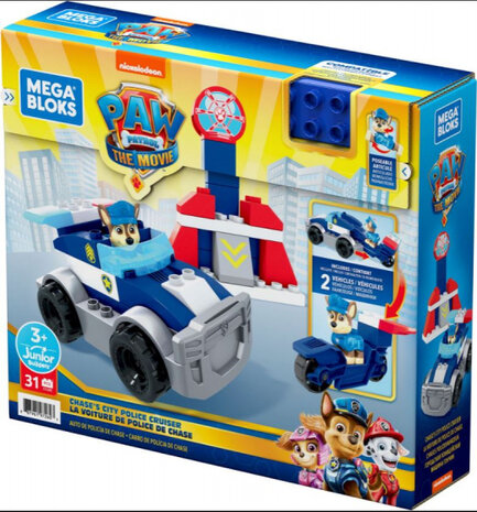speelset Paw Patrol Mega Blocks 15,2 cm 31-delig