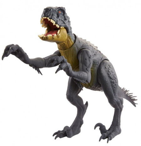 speelfiguur Slash &#039;N Battle Dino 24 cm grijs