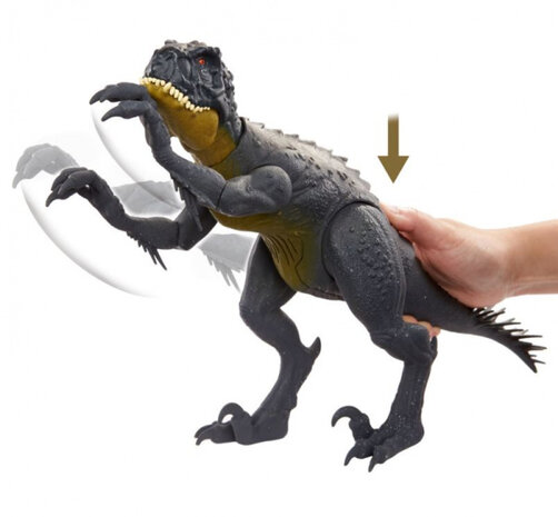 speelfiguur Slash &#039;N Battle Dino 24 cm grijs