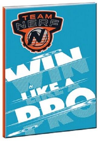 notitieboek Nerf B5 softcover blauw 40 pagina&#039;s