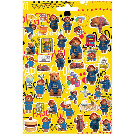 stickers Paddington jongens 21,5 x 14,5 cm papier