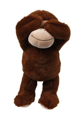 knuffelaap junior 33 cm pluche bruin