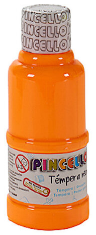 temperaverf Neon junior 120 ml oranje