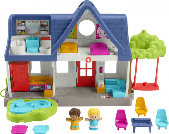 speelset Little People huis 10-delig (FR)