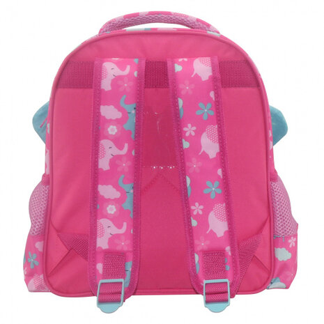 rugzak olifant meisjes 8 liter polyester roze/blauw