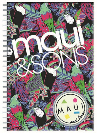 notitieboek B5 softcover paars/roze 70 pagina&#039;s