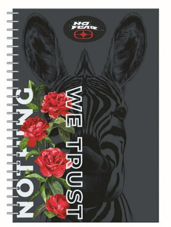 notitieboek B5 softcover zwart/rood 70 pagina&#039;s