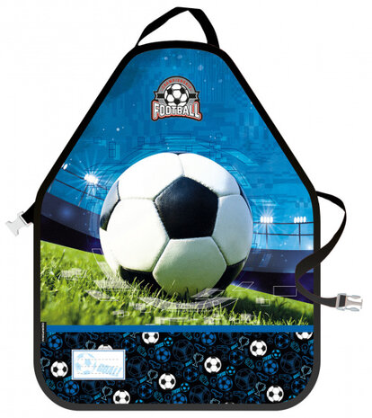 kinderschort Football junior polyester blauw