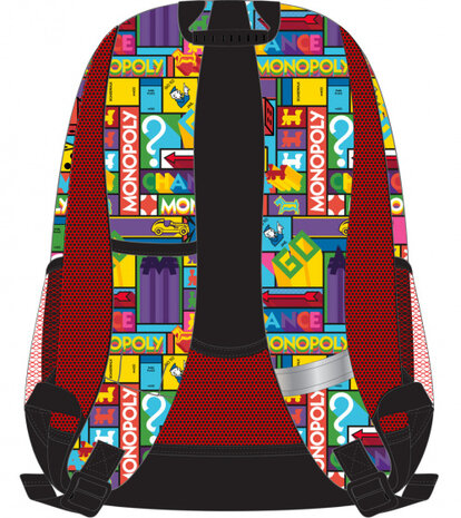 rugzak Monopoly junior 23 liter 45 x 33 cm polyester