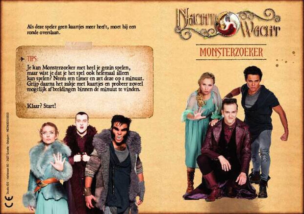 monsterzoekerspel Nachtwacht junior karton 161-delig