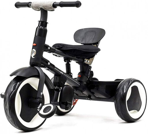 driewieler Rito Plus junior staal grijs/zwart