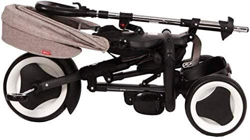 driewieler Rito Plus junior staal grijs/zwart