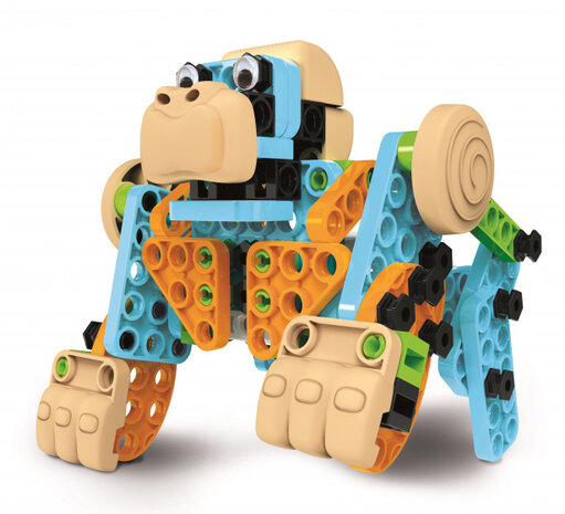 bouwpakket Mechanics Junior Moving Animals 120-delig