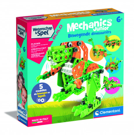 bouwpakket Mechanics Junior Dinosauri&euml;rs 130-delig