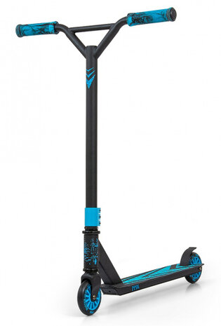 stuntstep Buster junior 65 x 81 cm aluminium blauw