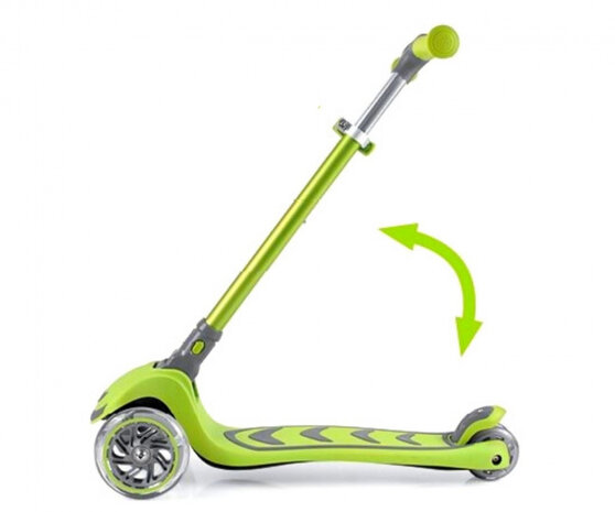 step Boogie junior 59 x 25 cm aluminium oranje
