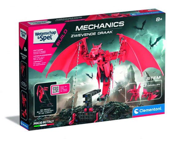 bouwpakket Mechanics Zwevende Draak junior rood
