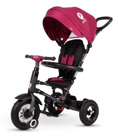 driewieler Rito Air junior 90 x 49 x 93 cm staal paars