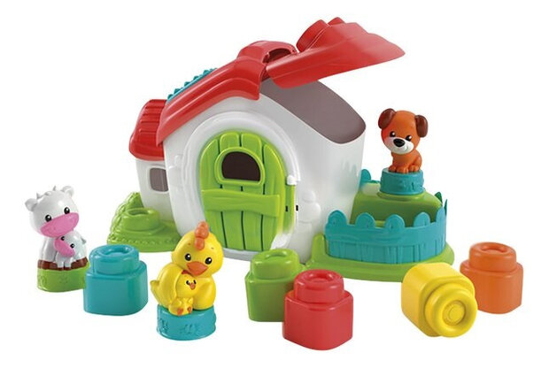 speelset Clemmy boerderij junior 33 x 24 cm 9-delig