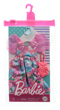 poppenjurk met accessoires Fashion GRC00 3-delig