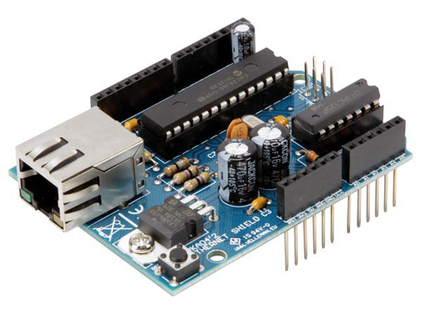 ethernet shield Arduino 8 x 5,5 cm blauw/zwart