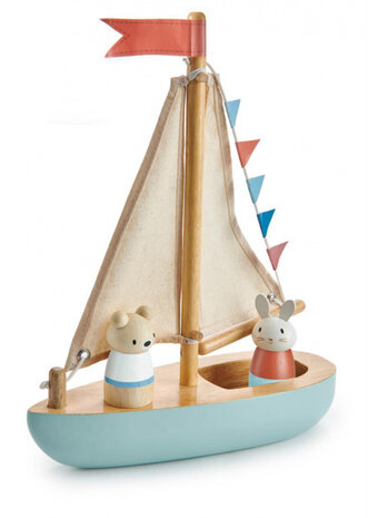 boot Sailaway junior 29,5 x 23 cm hout 3-delig
