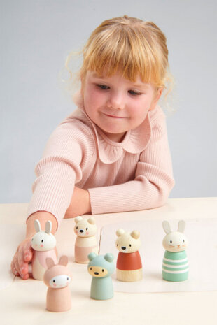 speelfiguren Bear Tales junior hout 3-delig