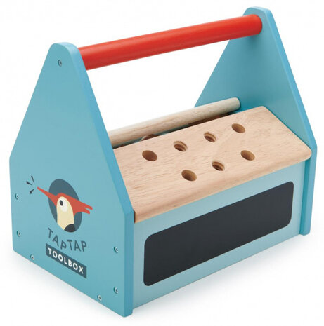 gereedschapskist Tap Tap 23 cm hout 22-delig