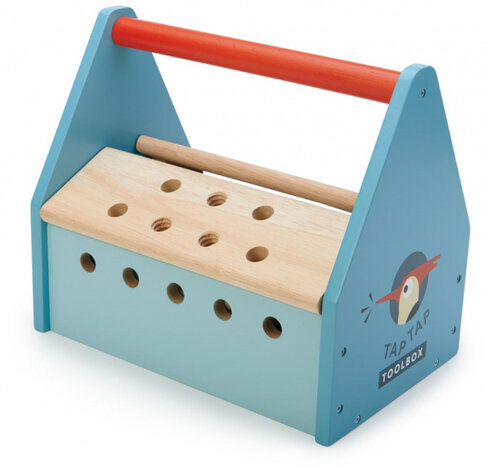 gereedschapskist Tap Tap 23 cm hout 22-delig