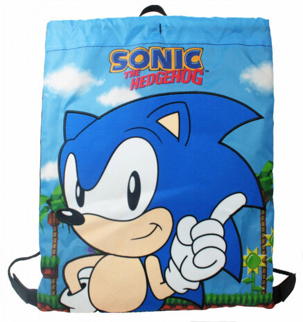 gymtas Sonic 8 liter polyester blauw