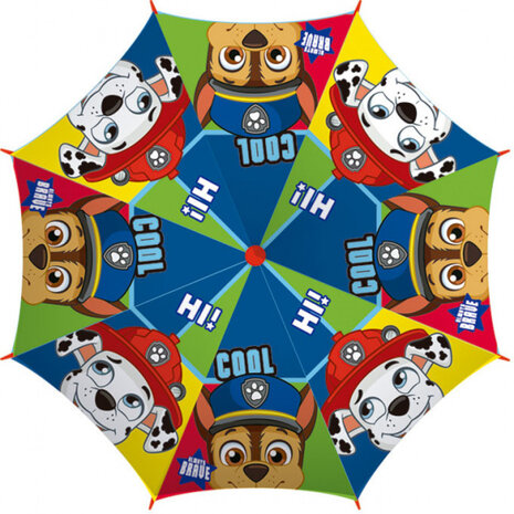 paraplu Paw Patrol 48 cm polyester donkerblauw