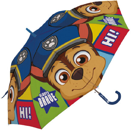 paraplu Paw Patrol junior 48 cm polyester blauw