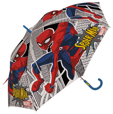 kinderparaplu Spider-Man 40 cm polyester grijs