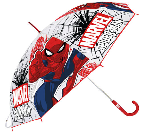 kinderparaplu Spider-Man 40 cm polyester wit