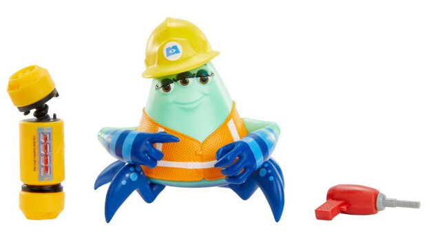 speelfiguur Monsters &amp; Co junior 12 cm groen 3-delig