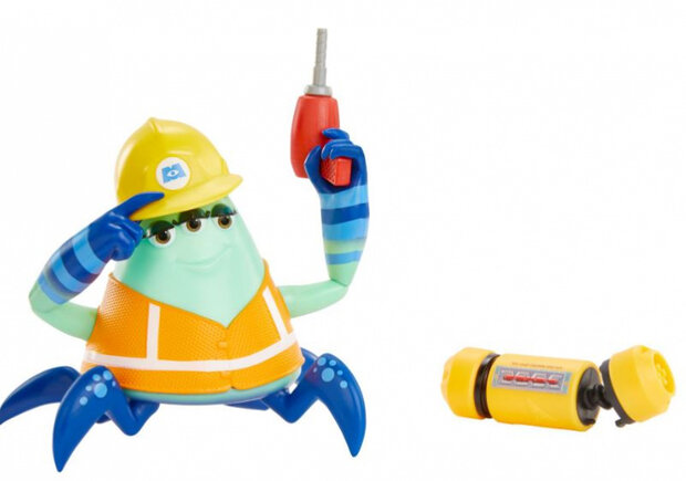 speelfiguur Monsters &amp; Co junior 12 cm groen 3-delig