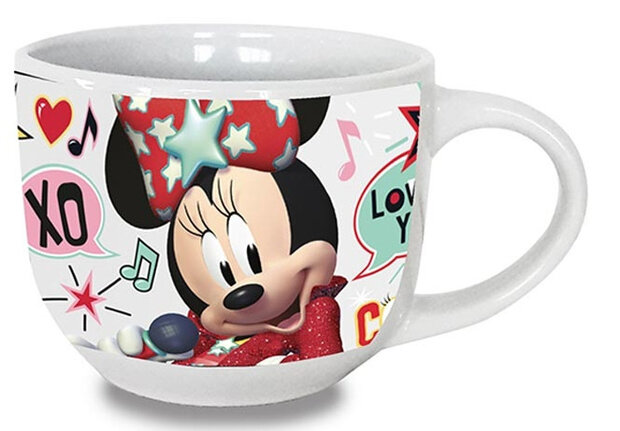 mok Minnie Mouse junior 380 ml keramiek wit