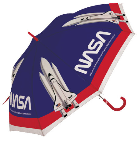 kinderparaplu 48 cm polyester rood/blauw