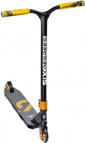 stuntstep Freestyle Kick junior Abec-9 zwart/geel