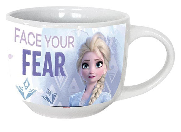 mok Frozen junior 380 ml keramiek wit