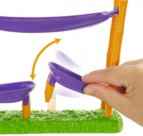 speelset Savanna 23,5 cm paars 12-delig