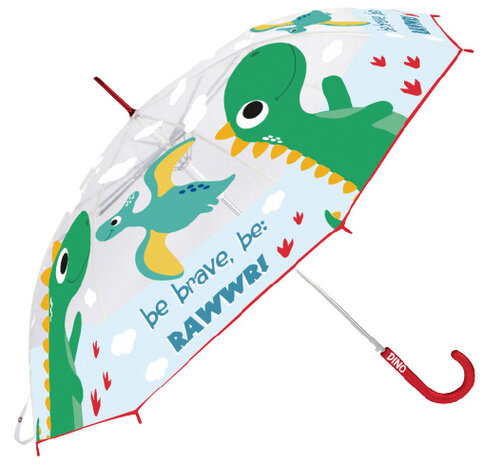 kinder​​​​​​​paraplu Dino 46 cm EVA transparant