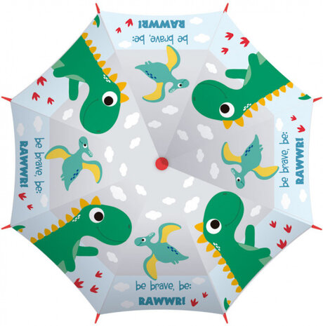 kinder​​​​​​​paraplu Dino 46 cm EVA transparant