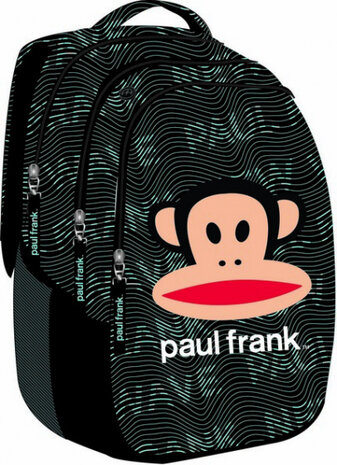 rugzak Paul Frank 40 liter 48 x 30 cm polyester zwart