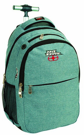 trolley-rugzak 30 liter 48 x 33 cm polyester groen