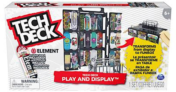 speelset Play Skate Shop zwart/naturel 15-delig